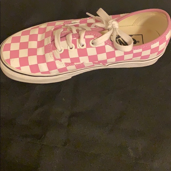 Pink checkered Vans - Picture 4 of 10